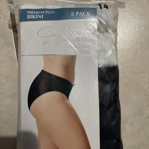 Jacklyn Smith Brand New Size 14 Bikini panty 5 PK